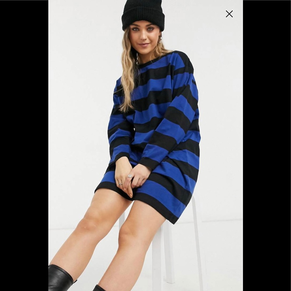 Oversized Stripped Dress